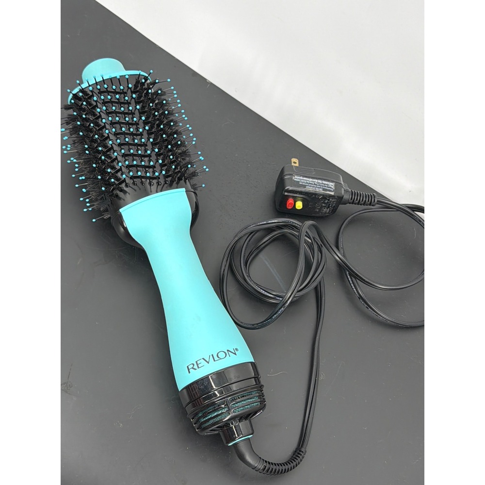 Revlon One-Step Hair Dryer and Volumizer Hot Air Brush Teal RVDR5222